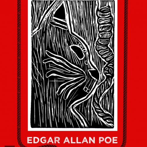Portada de cómic basado en "El Gato" de Edgar Allan Poe